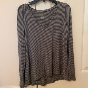 American Eagle striped long sleeve